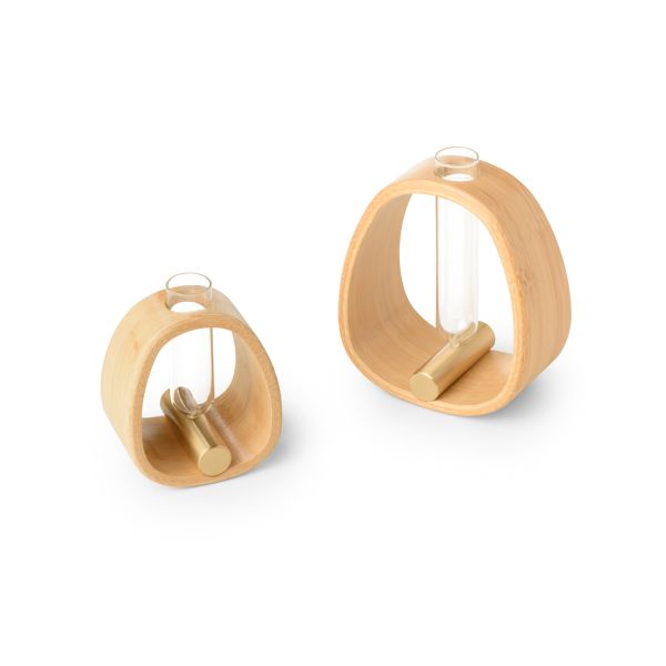 Vasin Natural bamboo frame Single flower_2sizes